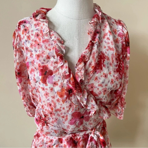 Misa sybil floral ruffle top 13585 - Picture 4 of 11